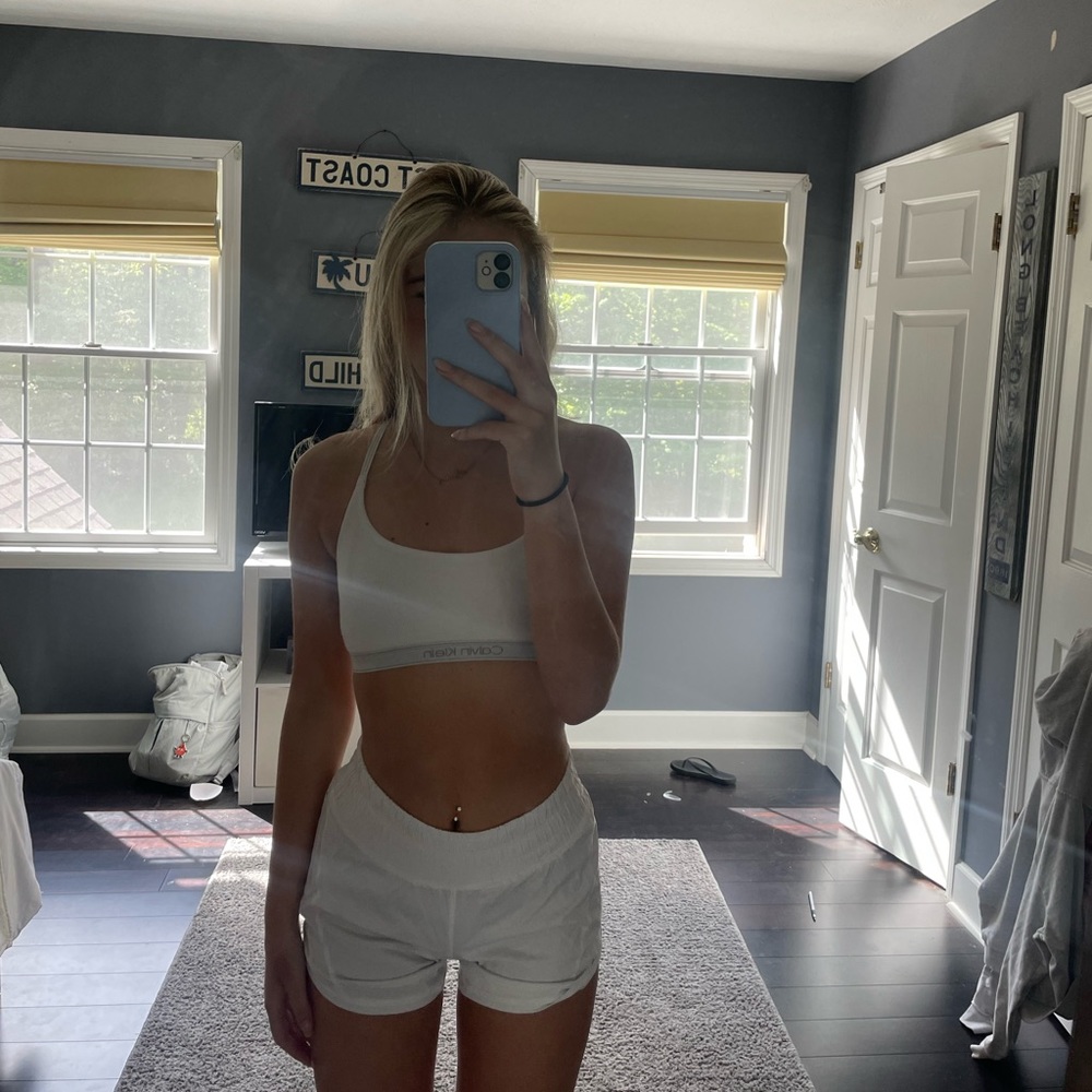 Lululemon Track That HR Short 3” in White